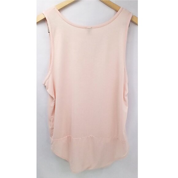 J. Crew Soft Powder Pink Pastel Jersey Scoop Neck Tank Top Bodysuit Like New - Picture 3 of 7
